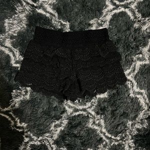 American rag lace shorts.